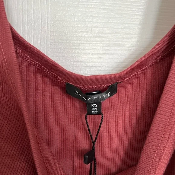 Dynamite Ribbed Tank Top - Picture 3 of 3